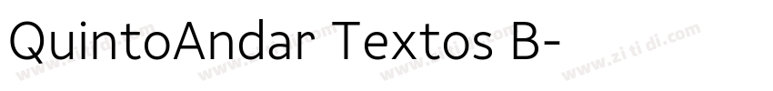 QuintoAndar Textos B字体转换